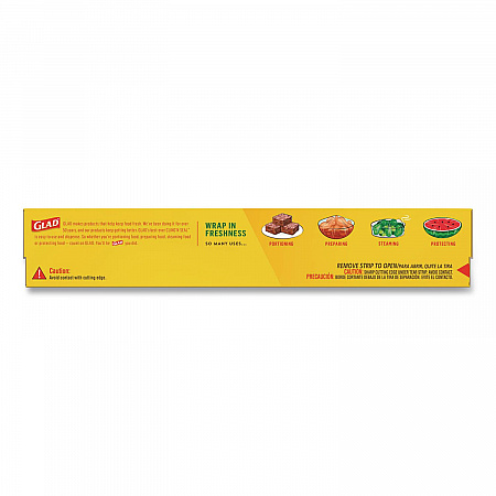 Cling'N Seal Plastic Food Wrap, 200 sq ft, 12 Rolls/Carton (00020CT)