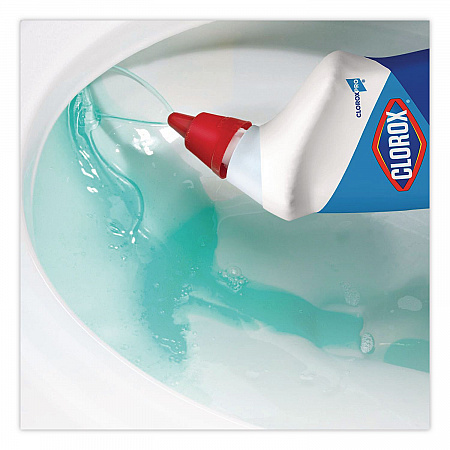 Clorox Pro Toilet Bowl Cleaner with Bleach, Fresh Scent, 24 oz Bottle, 12/Carton (00031CT)