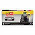 Large Quick-Tie Trash Bags, Tie-Flap, 30 gal, 0.81 mil, 30 x 33, Black, 10 Bags/Box, 12 Boxes/Carton (00079CT)
