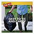 Large Quick-Tie Trash Bags, Tie-Flap, 30 gal, 0.81 mil, 30 x 33, Black, 10 Bags/Box, 12 Boxes/Carton (00079CT)
