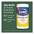 Disinfecting Wipes, Bleach Free Cleaning Wipes, 1-Ply, 7 x 7.75, Crisp Lemon, White, 75/Canister, 6 Canisters/Carton (01628)