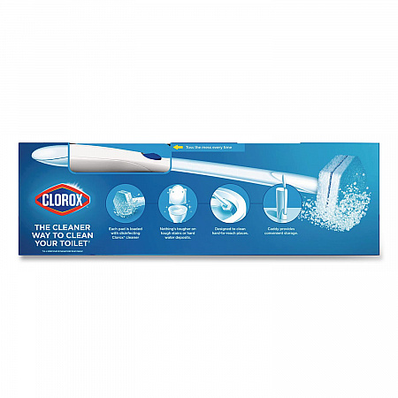 ToiletWand Disposable Toilet Cleaning System: Handle, Caddy and Refills, White (03191)