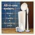 ToiletWand Disposable Toilet Cleaning System: Handle, Caddy and Refills, White (03191)