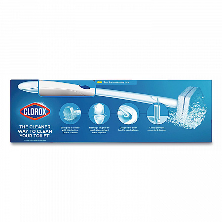 ToiletWand Disposable Toilet Cleaning System: Handle, Caddy and Refills, White, 6/Carton (03191CT)