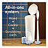 ToiletWand Disposable Toilet Cleaning System: Handle, Caddy and Refills, White, 6/Carton (03191CT)