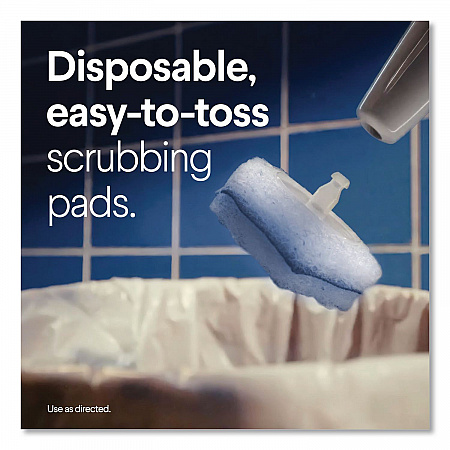 ToiletWand Disposable Toilet Cleaning System: Handle, Caddy and Refills, White, 6/Carton (03191CT)