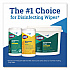 CloroxPro Disinfecting Wipes, 1-Ply, 7 x 8, Lemon Fresh, White, 75/Canister, 6/Carton (15948CT)