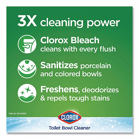 Ultra Clean Toilet Tablets Bleach, 3.5 oz Tablet, 2/Pack, 6 Packs/Carton (30024CT)