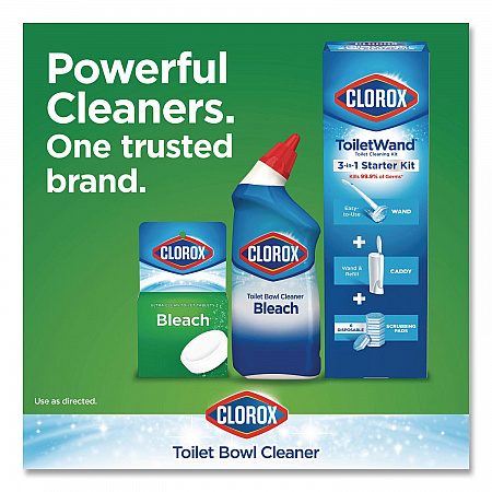 Ultra Clean Toilet Tablets Bleach, 3.5 oz Tablet, 2/Pack, 6 Packs/Carton (30024CT)
