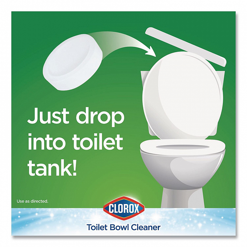 Ultra Clean Toilet Tablets Bleach, 3.5 oz Tablet, 2/Pack (30024PK)