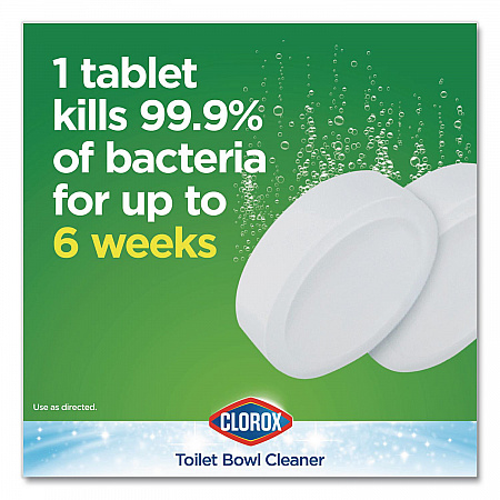 Ultra Clean Toilet Tablets Bleach, 3.5 oz Tablet, 2/Pack (30024PK)