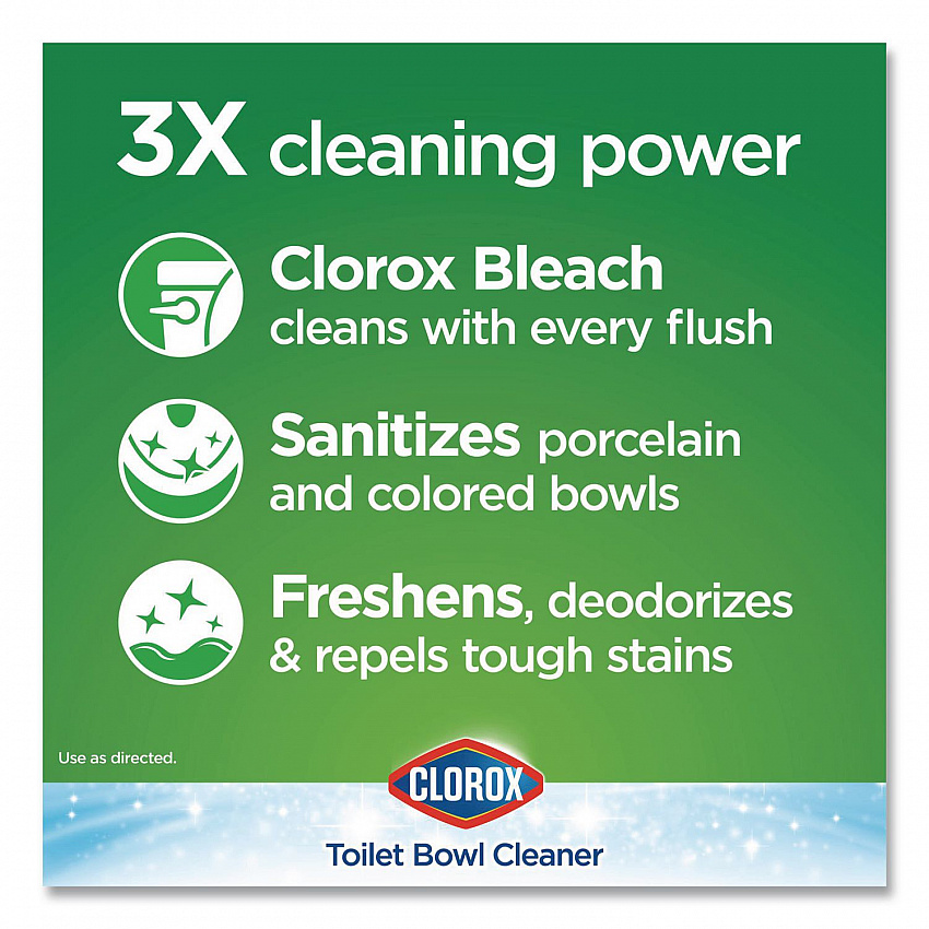 Ultra Clean Toilet Tablets Bleach, 3.5 oz Tablet, 2/Pack (30024PK)