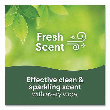 Disinfecting Wipes, Bleach Free Cleaning Wipes, 1-Ply, 7 x 8, Fresh Scent/Citrus Blend, White, 75/Canister, 3/Pack, 4/Carton (30208)