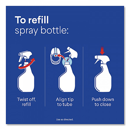 Bathroom Foamer with Bleach, Ocean Mist Scent, 30 oz Spray Bottle, 9/Carton (30614)