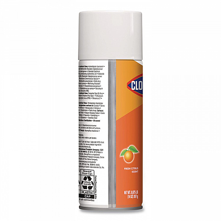 4-in-One Disinfectant and Sanitizer, Citrus Scent, 14 oz Aerosol Spray, 12/Carton (31043CT)