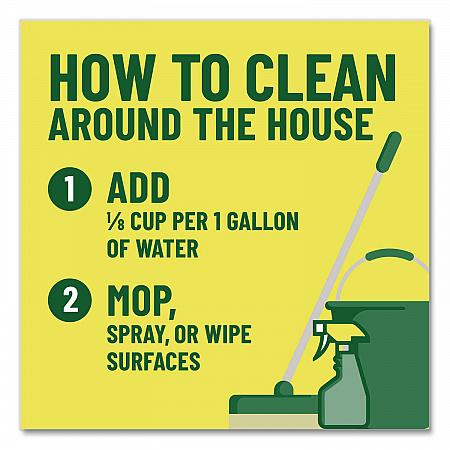 Multi-Surface Cleaner Disinfectant Concentrated, Pine Scent, 80 oz Bottle, 6/Carton (60160CT)