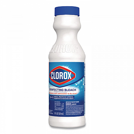 Concentrated Regular Disinfecting Bleach, Unscented, 11 oz Bottle, 28/Carton (32436CT)