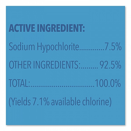 Concentrated Regular Disinfecting Bleach, Unscented, 81 oz Bottle, 6/Carton (32263)