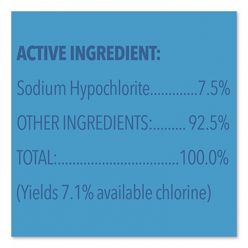 Concentrated Regular Disinfecting Bleach, Unscented, 81 oz Bottle, 6/Carton (32263)