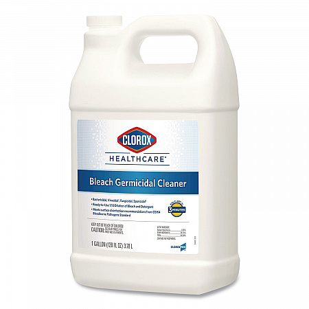 Bleach Germicidal Cleaner, Unscented, 128 oz Refill Bottle, 4/Carton (68978)