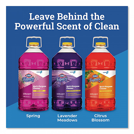 CloroxPro Fraganzia Multi-Purpose Cleaner, Spring Scent, 175 oz Bottle, 3/Carton (31524CT)