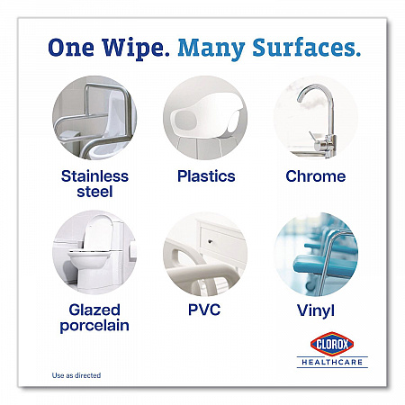 VersaSure Cleaner Disinfectant Wipes, 1-Ply, 6.75 x 8, Original Scent, White, 85 Towels/Can (31757EA)
