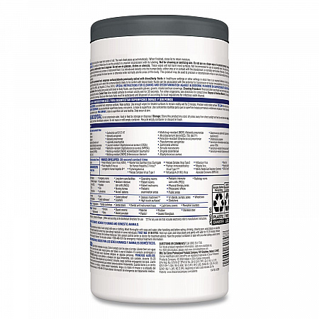 VersaSure Cleaner Disinfectant Wipes, 1-Ply, 6 x 5, Fragranced, White, 150 Towels/Canister (31758EA)