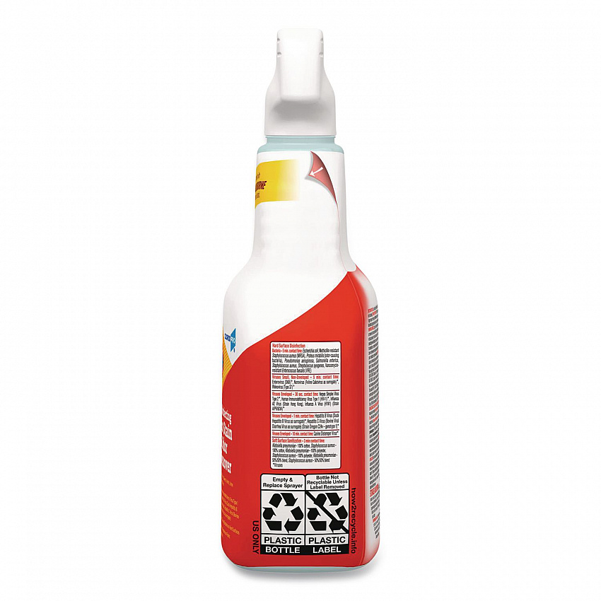 CloroxPro Disinfecting Bio Stain and Odor Remover, Fragranced, 32 oz Spray Bottle, 9/Carton (31903)