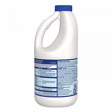 Concentrated Regular Disinfecting Bleach, Unscented, 43 oz Bottle, 6/Carton (32260)