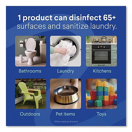 Concentrated Regular Disinfecting Bleach, Unscented, 43 oz Bottle, 6/Carton (32260)
