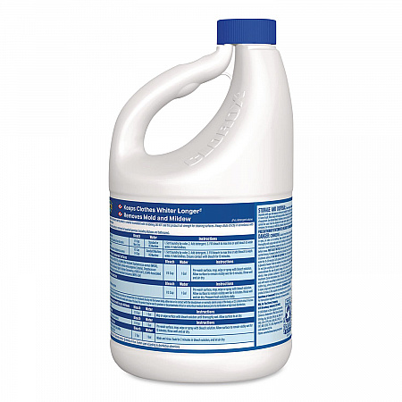 Concentrated Regular Disinfecting Bleach, Unscented, 81 oz Bottle, 6/Carton (32263)