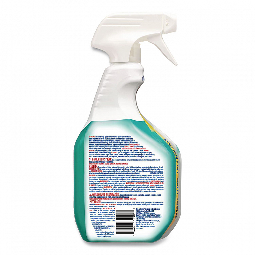 CloroxPro Cleaner Degreaser Disinfectant, 32 oz Smart Tube Spray Bottle (35306EA)