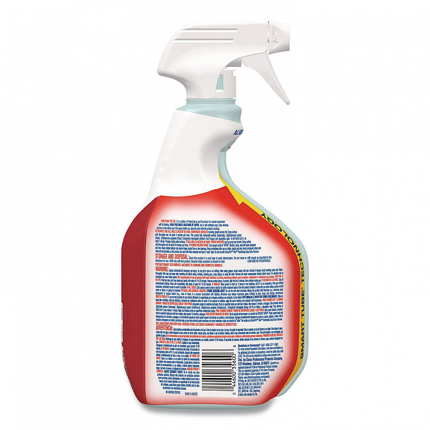 CloroxPro Disinfecting Instant Mold and Mildew Remover, Unscented, 32 oz Smart Tube Spray, 9/Carton (35600CT)