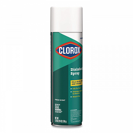 CloroxPro Disinfecting Spray, Fresh Scent, 19 oz Aerosol Spray, 12/Carton (38504CT)