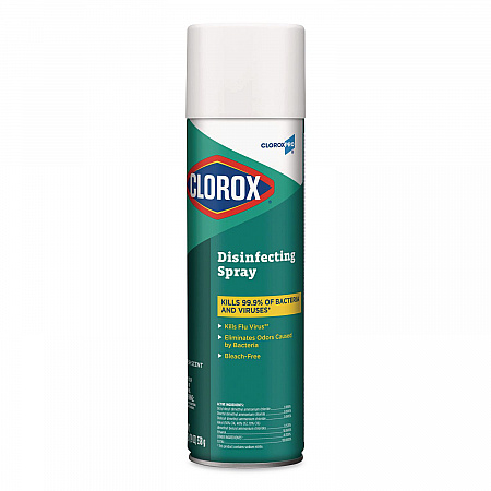 CloroxPro Disinfecting Spray, Fresh Scent, 19 oz Aerosol Spray, 12/Carton (38504CT)