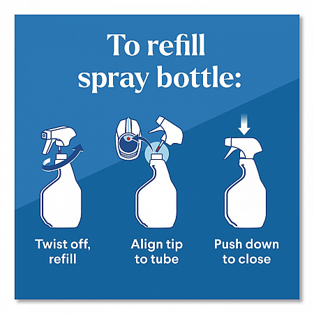 Clorox Pro EcoClean Disinfecting Cleaner, Unscented, 128 oz Refill Bottle, 4/Carton (60094CT)