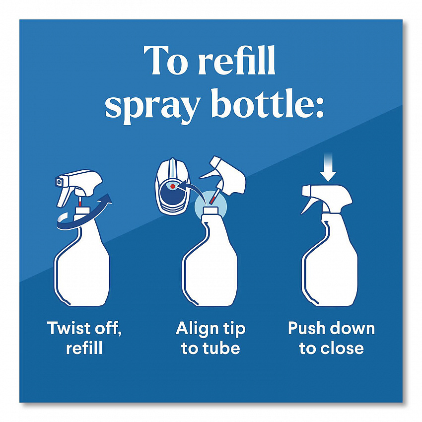 Clorox Pro EcoClean Disinfecting Cleaner, Unscented, 128 oz Refill Bottle, 4/Carton (60094CT)