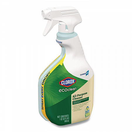 Clorox Pro EcoClean All-Purpose Cleaner, Unscented, 32 oz Spray Bottle, 9/Carton (60276CT)