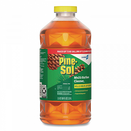 CloroxPro All Purpose Multi-Surface Cleaner, Original Pine Scent, 80 oz Bottle, 3/Carton (60606CT)