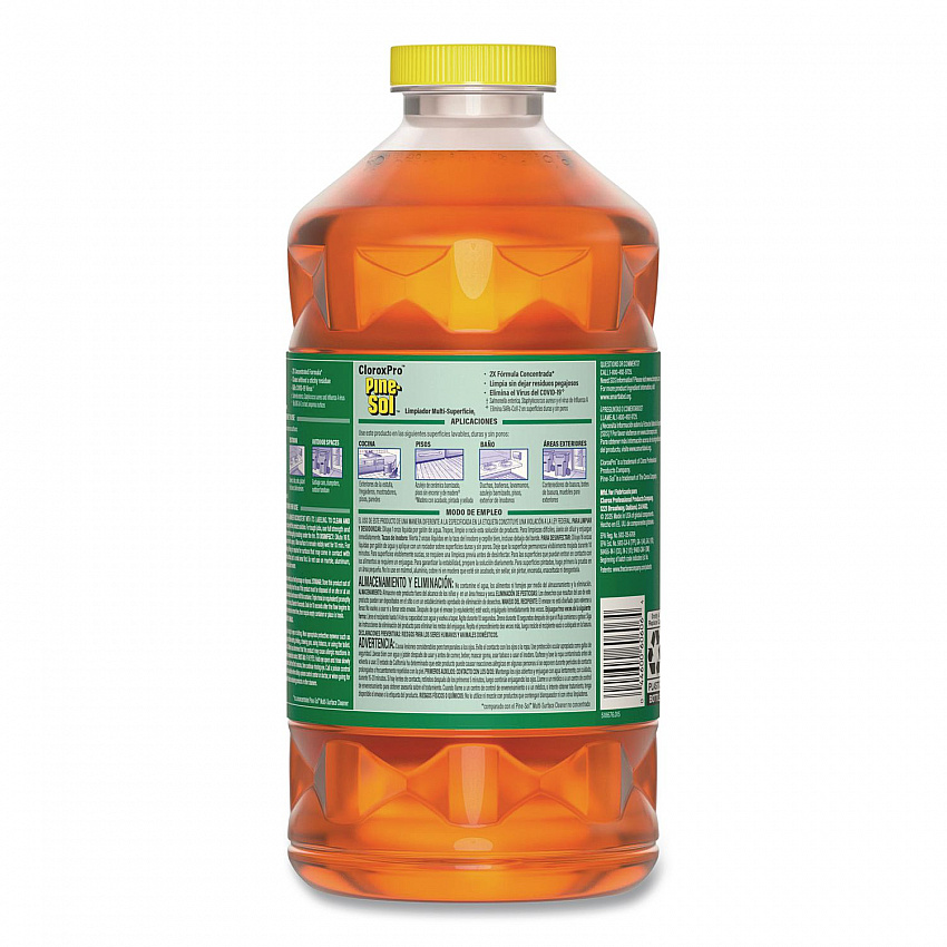 CloroxPro All Purpose Multi-Surface Cleaner, Original Pine Scent, 80 oz Bottle, 3/Carton (60606CT)