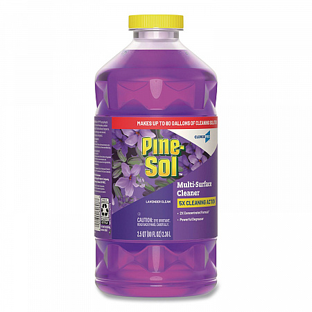 CloroxPro Multi-Surface Cleaner Concentrated, Lavender Clean Scent, 80 oz Bottle, 3/Carton (60608CT)