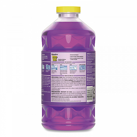 CloroxPro Multi-Surface Cleaner Concentrated, Lavender Clean Scent, 80 oz Bottle, 3/Carton (60608CT)
