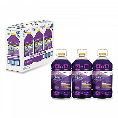 CloroxPro Fraganzia Multi-Purpose Cleaner, Lavender Meadows Scent, 175 oz Bottle, 3/Carton (60614CT)