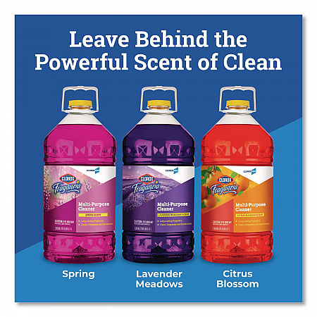 CloroxPro Fraganzia Multi-Purpose Cleaner, Citrus Blossom Scent, 175 oz Bottle, 3/Carton (60615CT)