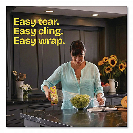Cling'N Seal Plastic Food Wrap, 12