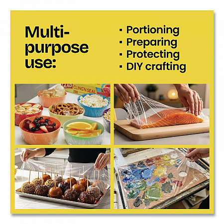 Cling'N Seal Plastic Food Wrap, 12