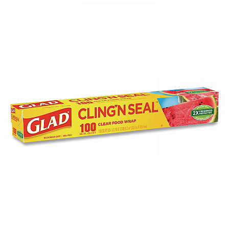 Cling'N Seal Plastic Food Wrap, 12