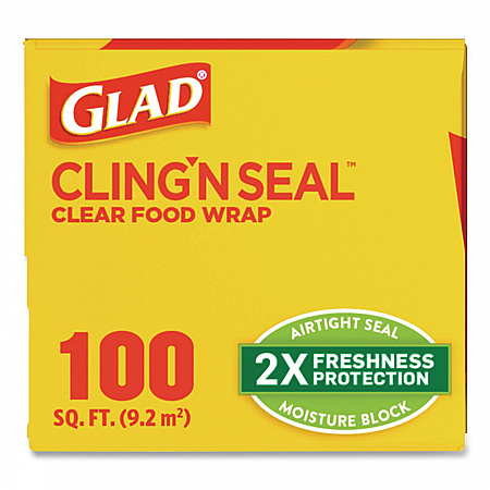 Cling'N Seal Plastic Food Wrap, 12