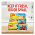 Zipper Food Storage Plastic Bags, Snack Size, 3.25 x 6.63 x 9.31, Clear, 50 Bags/Box, 12 Boxes/Carton (60741)