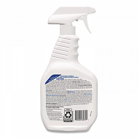 Bleach Germicidal Cleaner, Unscented, 32 oz Spray Bottle, 6/Carton (68970)
